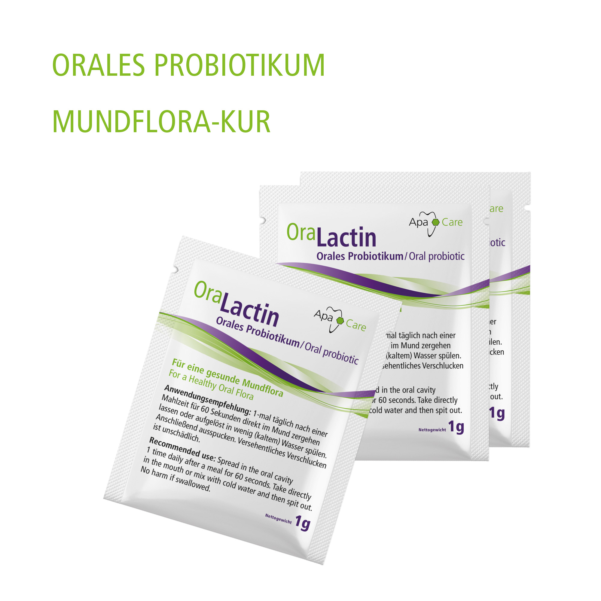 Sachets de probiotiques, lot de 30