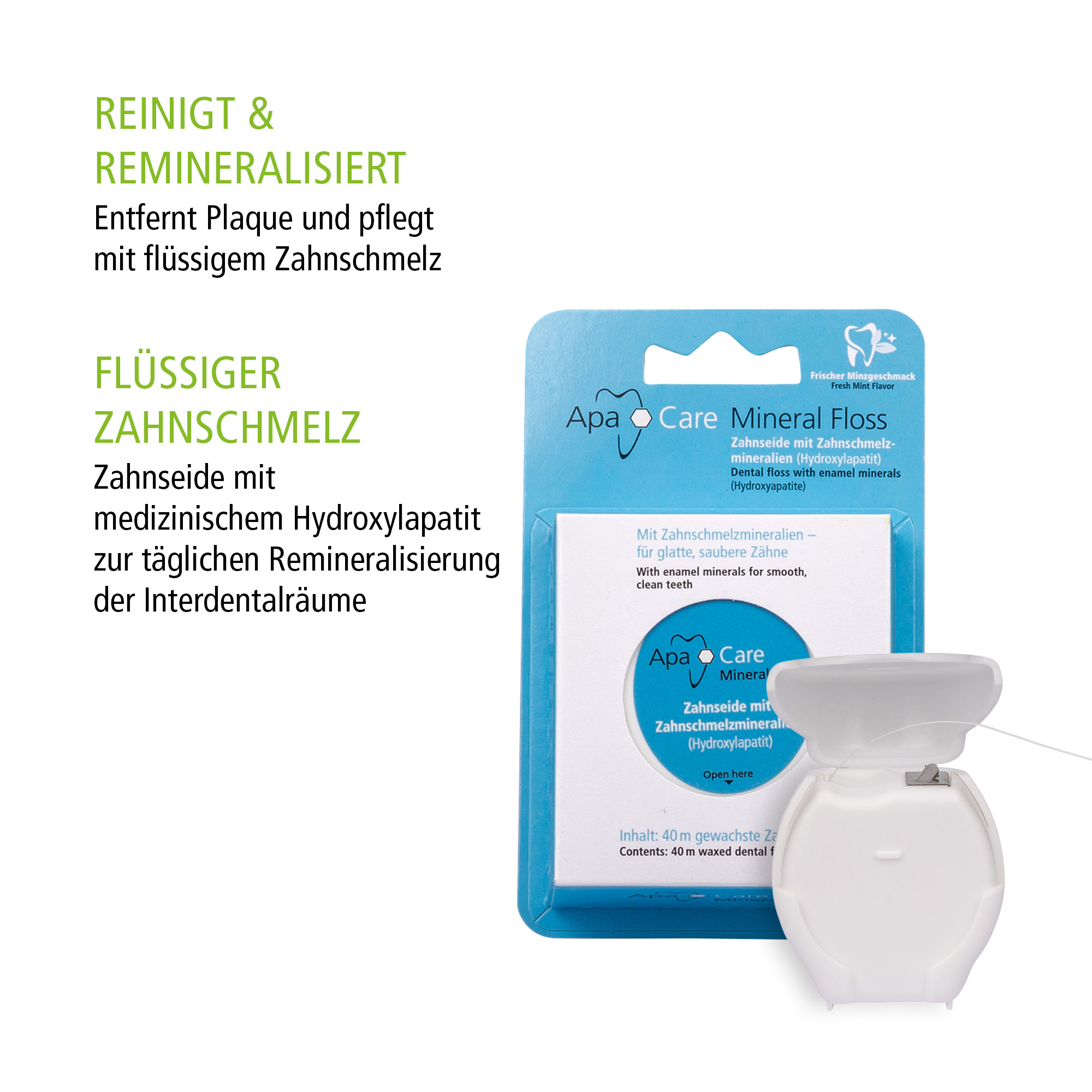 Fil dentaire Mineral Floss, 1 pièce Fil dentaire Mineral Floss, 1 pièce