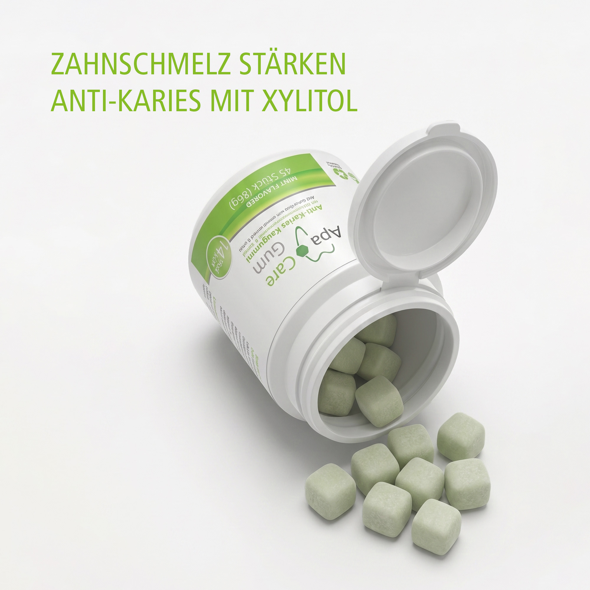 Chewing-gum anti-caries Gum