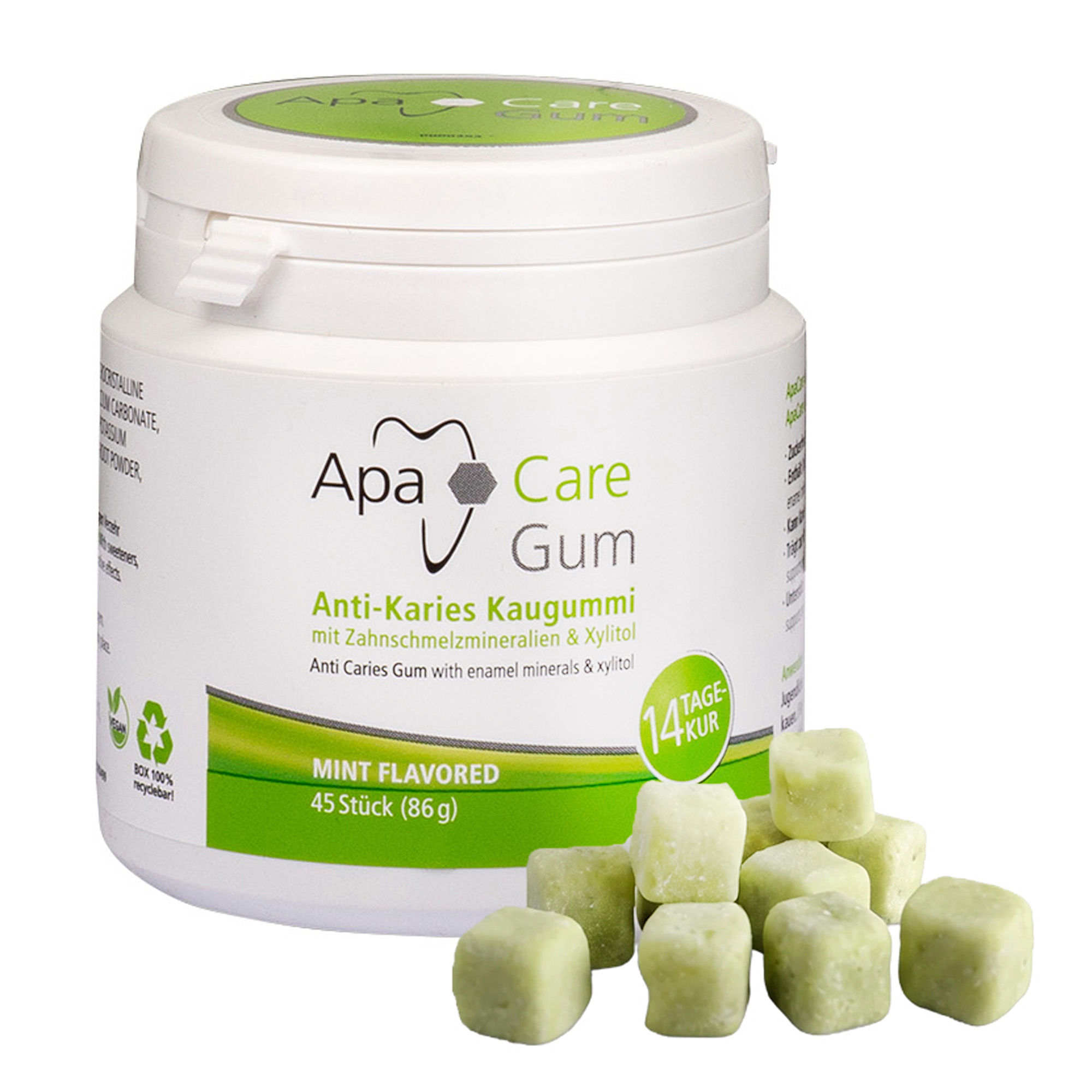 Chewing-gum anti-caries Gum